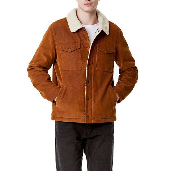 Levi's men's corduroy sherpa hot sale jacket