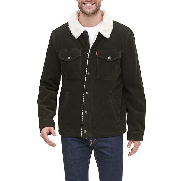 Men's Levi's® Corduroy Sherpa-Lined Trucker Jacket