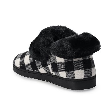 Women's Sonoma Goods For Life® Faux Fur Lined Bootie Slippers