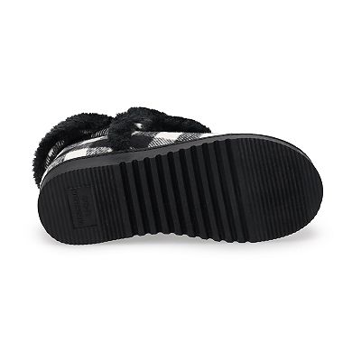 Women's Sonoma Goods For Life® Faux Fur Lined Bootie Slippers