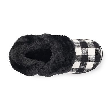 Women's Sonoma Goods For Life® Faux Fur Lined Bootie Slippers