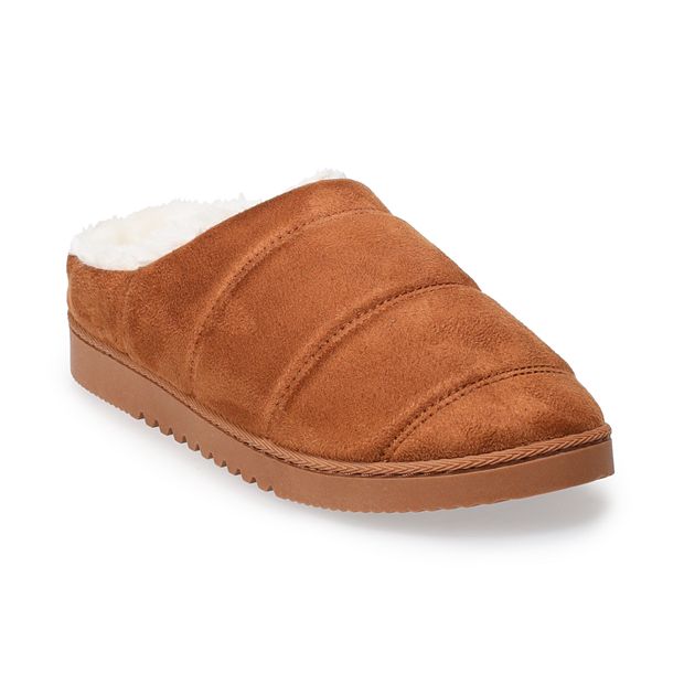 Sonoma Goods For Life Faux Fur Slippers