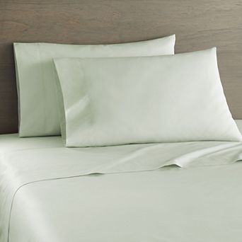 Shavel Home Cotton Percale Solid Sheet Set with Pillowcases