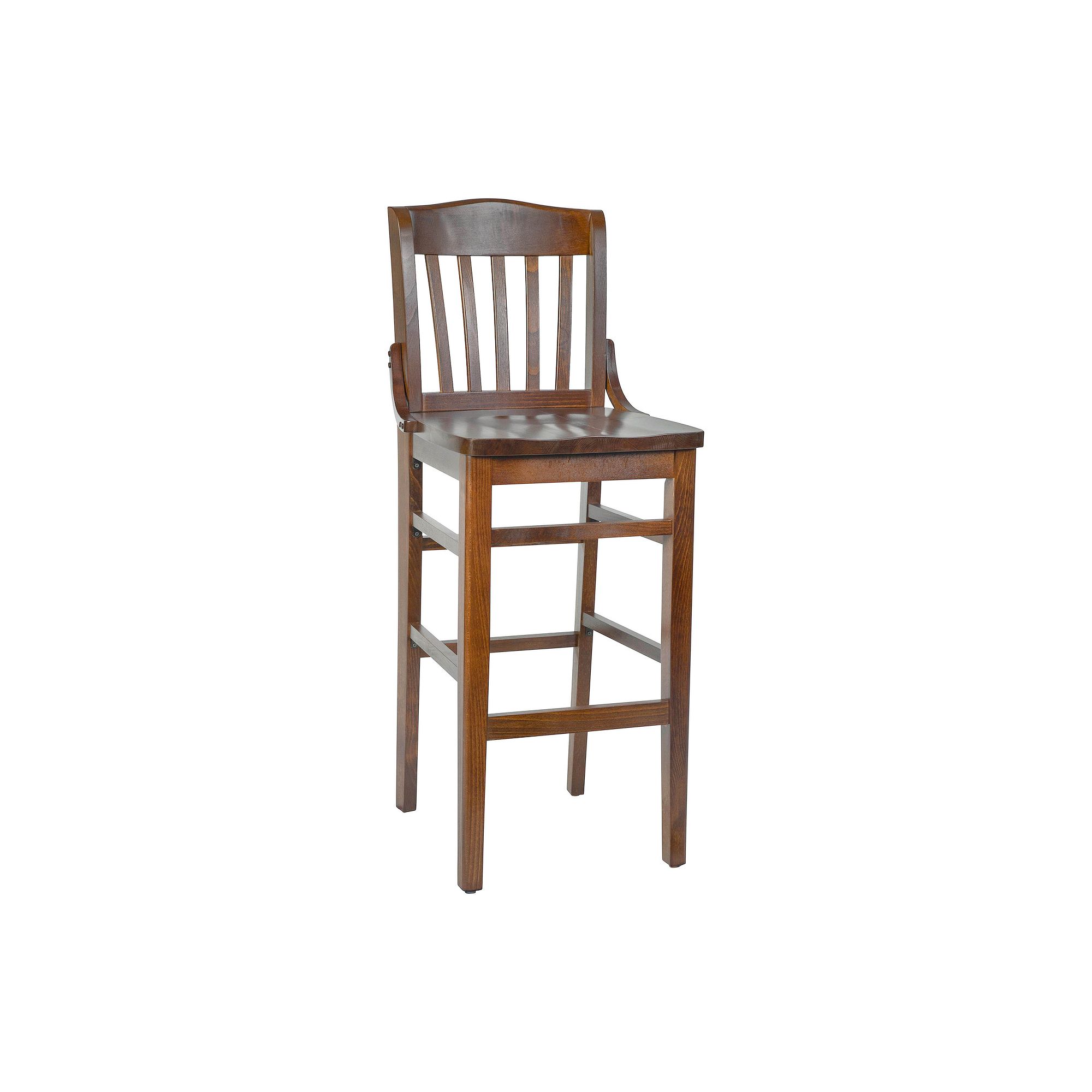 Flash Furniture Hercules Series School House-Back -Wood Restaurant Bar Stoo