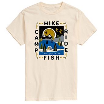 Men's Hike Camp Fish Ride Tee