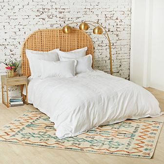 Carol & Frank Keller White Duvet Cover or Sham