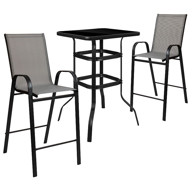 60038986 Flash Furniture Outdoor Dining Bistro Table & Stoo sku 60038986