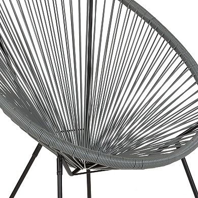 Flash Furniture Valencia Oval Comfort Indoor / Outdoor Papasan Chair