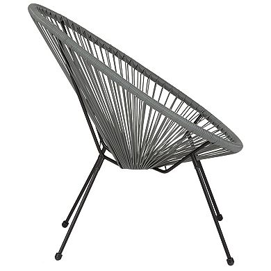 Flash Furniture Valencia Oval Comfort Indoor / Outdoor Papasan Chair