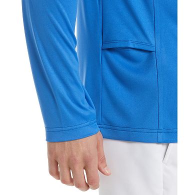 Men's Grand Slam Striped Jacquard Golf Polo