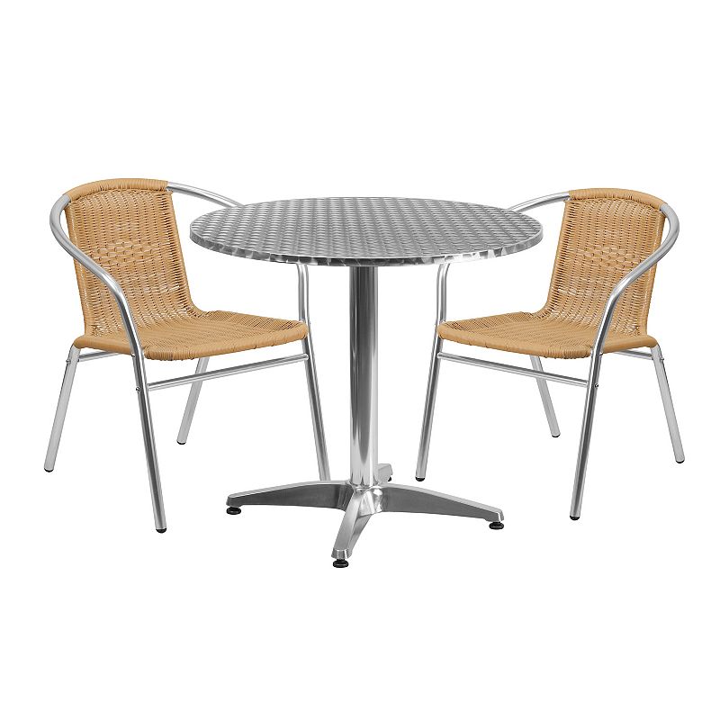 83041552 Flash Furniture Round Indoor / Outdoor Table & Rat sku 83041552