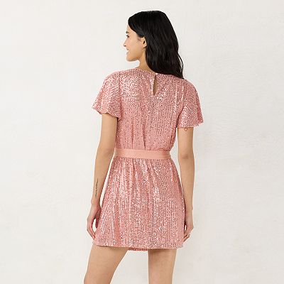 lauren conrad shirt dress Lauren Conrad Ruffle Chiffon Shirt Dress (New W/Tags)(Retails $60.00)