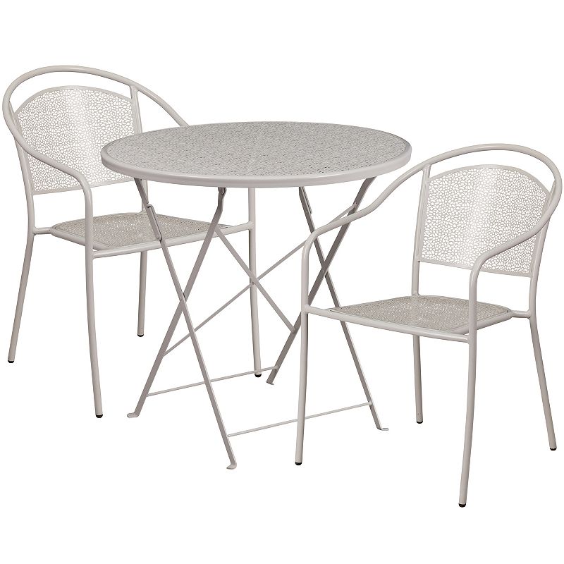 Flash Furniture Round Commercial Folding Indoor / Outdoor Patio Table 3-pie