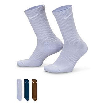Women's Nike Everyday Plus Cushioned Training Crew Socks 3-Pack