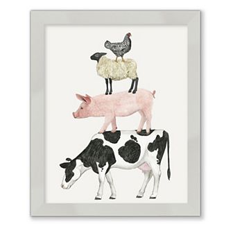 Courtside Market Farmland Family Vi Framed Wall Decor