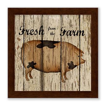 Courtside Market Fresh From The Farm II Framed Wall Decor