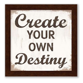 Courtside Market Create Your Own Destiny Framed Wall Decor