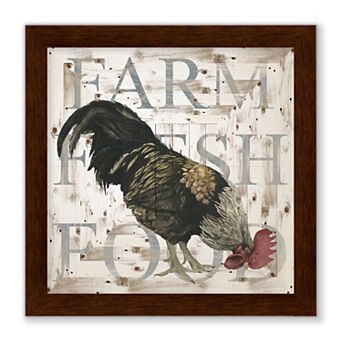 COURTSIDE MARKET Life Better II Farm Fresh Food Framed Wall Decor