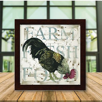 COURTSIDE MARKET Life Better II Farm Fresh Food Framed Wall Decor