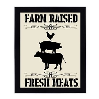 Courtside Market Farm Raised Framed Wall Decor