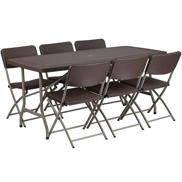 Kohls card table and hot sale chairs