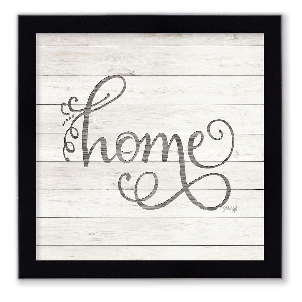 Courtside Market Simple Words - Home Framed Wall Decor