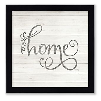 Courtside Market Simple Words - Home Framed Wall Decor