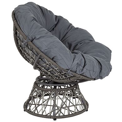 Flash Furniture Bowie Comfort Swivel Patio Papasan Chair