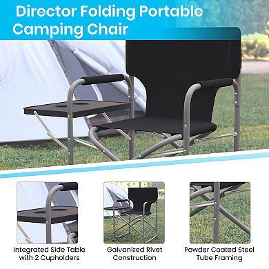 Flash Furniture Folding Director's Indoor / Outdoor Camping Chair