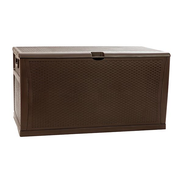 Flash Furniture 120 Gallon Outdoor Waterproof Deck Box