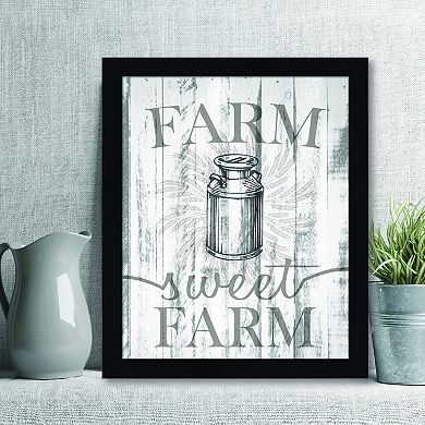 Courtside Market Farm Sweet Farm Framed Wall Decor