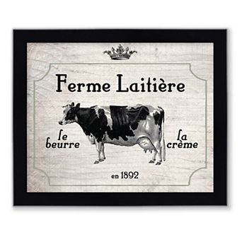 Courtside Market La Creme Framed Wall Decor