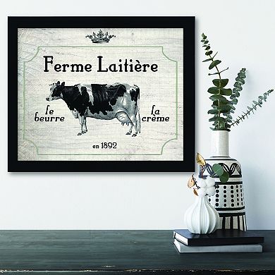 Courtside Market La Creme Framed Wall Decor