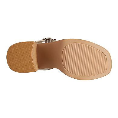 Madden Girl Women's Grandview Heeled Sandal - Chunky Block Heel With Ankle Strap
