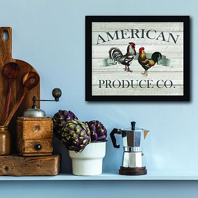 Courtside Market American Produce Framed Wall Decor