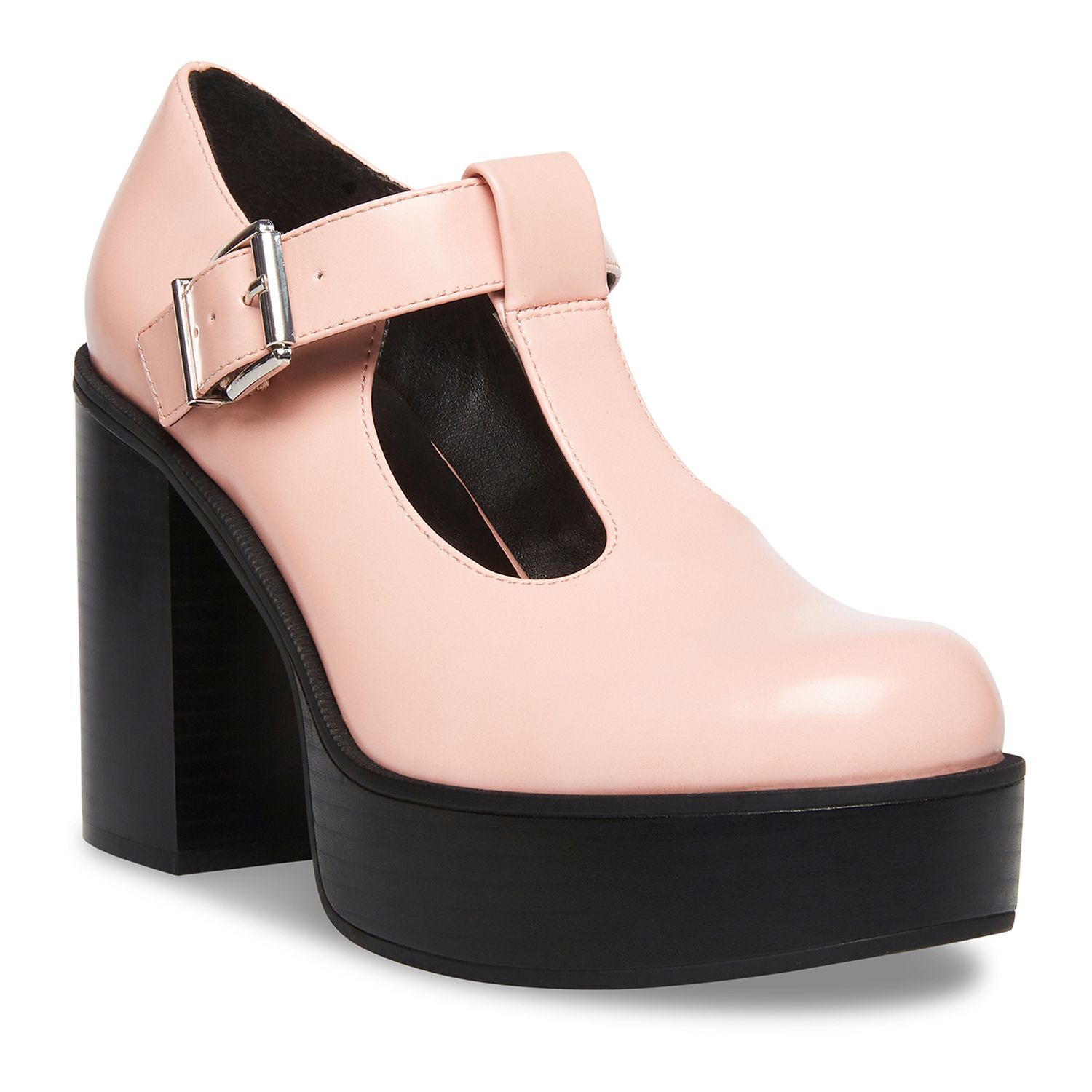 chunky heel mary jane platform