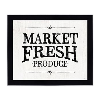Courtside Market Fresh Produce Framed Wall Decor