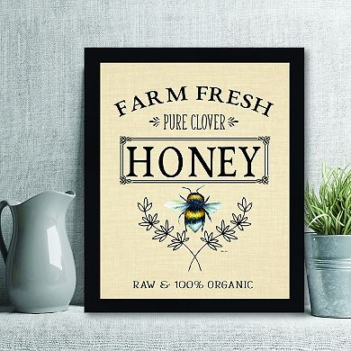Courtside Market Fresh Clover Honey Framed Wall Decor