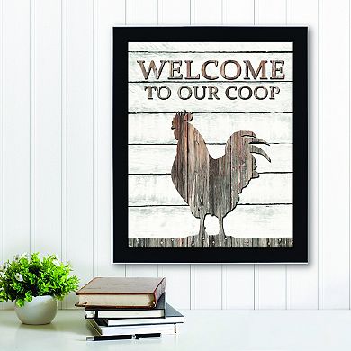 Courtside Market Welcome Framed Wall Decor