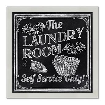 Courtside Market Laundry Room Framed Wall Decor