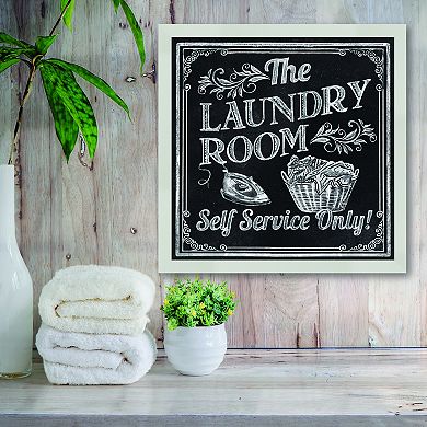 Courtside Market Laundry Room Framed Wall Decor