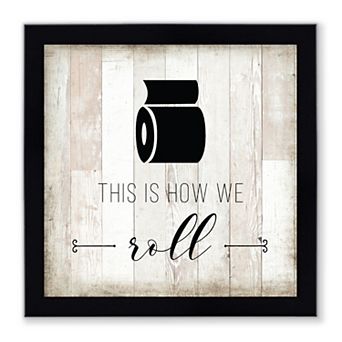 Courtside Market How We Roll Framed Wall Decor