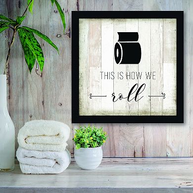 Courtside Market How We Roll Framed Wall Decor