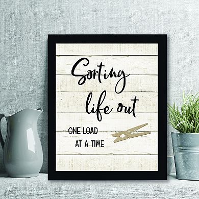 Courtside Market Sorting Light Out Framed Wall Decor