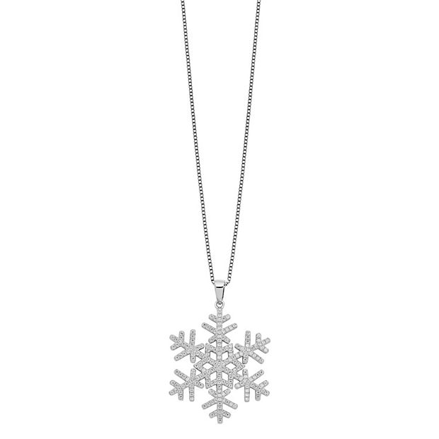 Kohls sale snowflake necklace