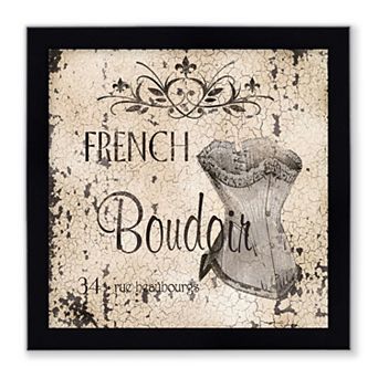 Courtside Market French Boudoir II Framed Wall Decor