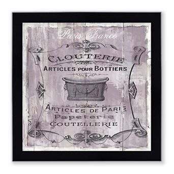 Courtside Market French Bath II Framed Wall Decor
