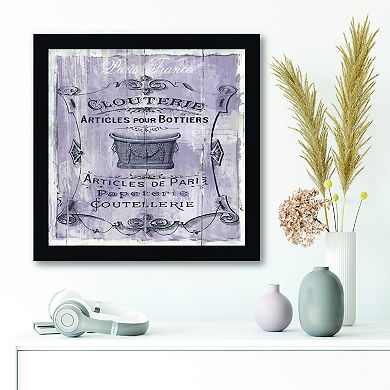 Courtside Market French Bath II Framed Wall Decor