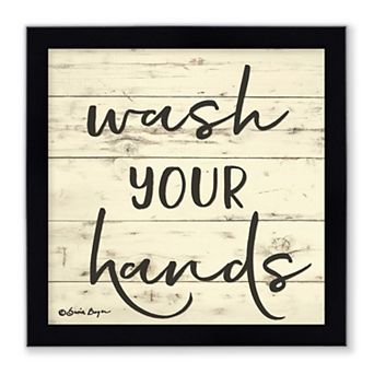 Courtside Market Wash Framed Wall Decor