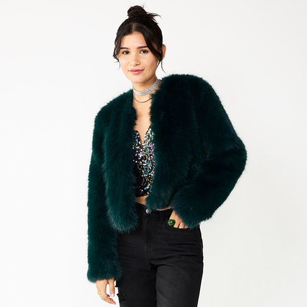 Kohls faux fur coat hotsell